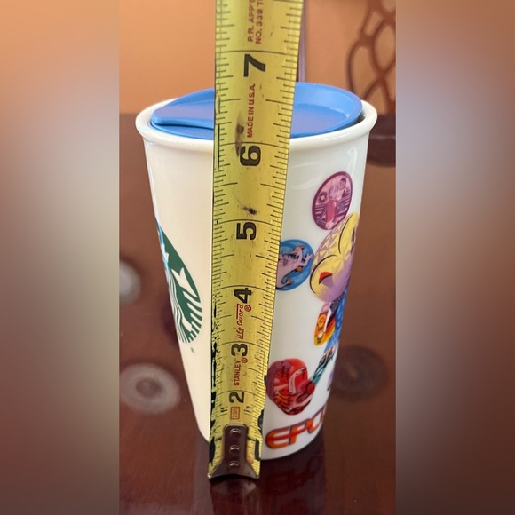 Disney Parks Epcot Mickey Mouse ceramic tumbler travel mug 12oz - Picture 8 of 9